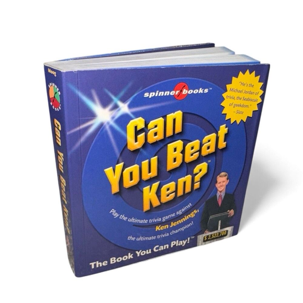 Can You Beat Ken Jennings Jeopardy Trivia Game Book 2005 Paperback